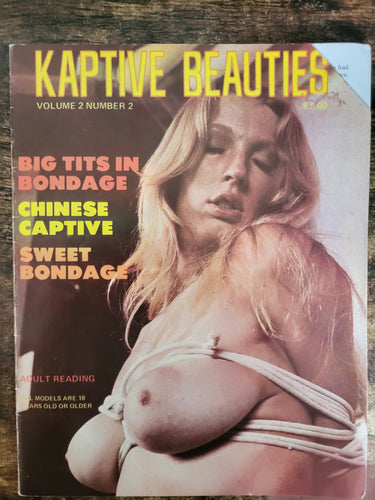 Kaptive Beauties Magazine Vol 2 No 12.. 1977 US Bondage Magazine